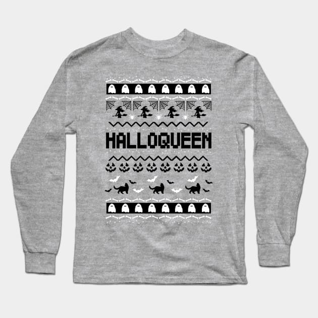 Halloqueen Long Sleeve T-Shirt by SuperSamWallace